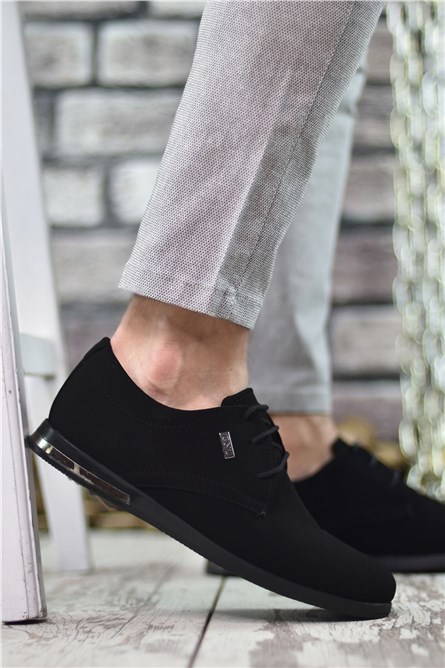 Men's casual shoes 0012211 - Black # 325169