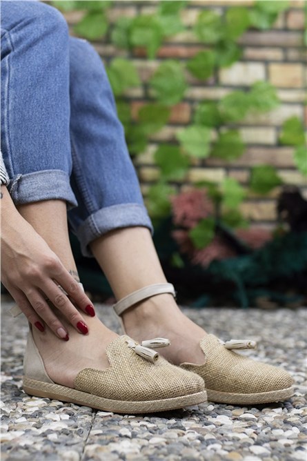 Дамски ежедневни обувки 0012YS04 - Бежови #325689