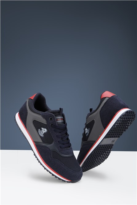 S.A UPOLO Men's Casual Shoes Navy Blue 1520
