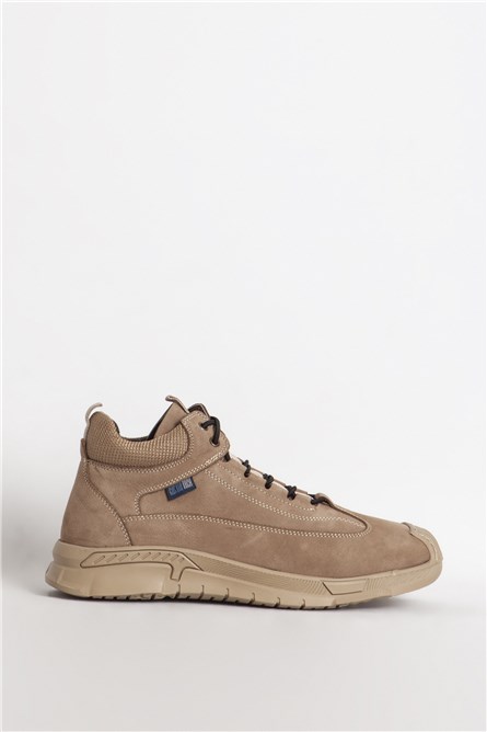 Men's Natural Nubuck Boots 16215 - Beige #388869