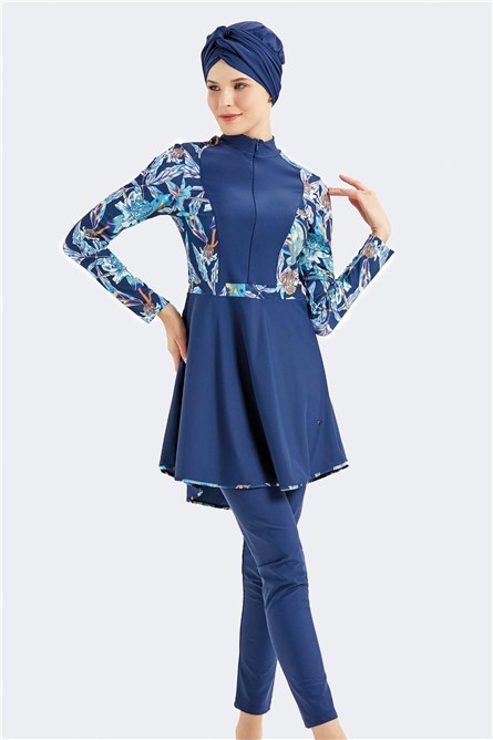 Full Covered 4-piece Modest Swimwear C14013  #451259
