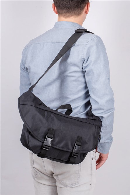 Men's Crossbody Bag - Black #6A18