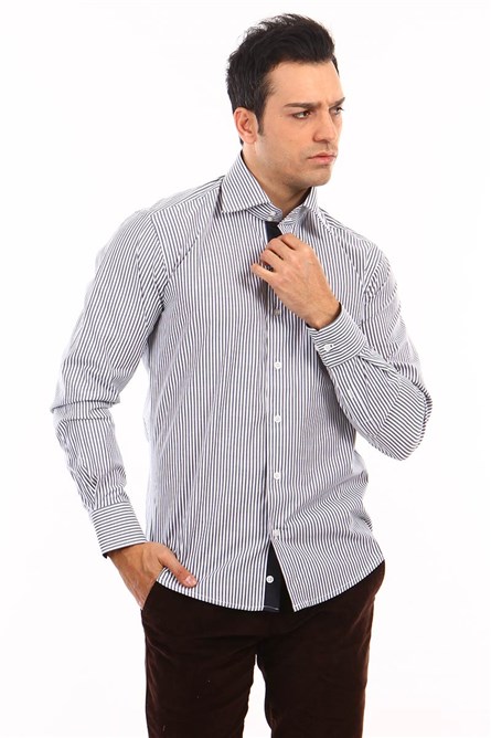 Centone Men's Shirt - Grey #12010