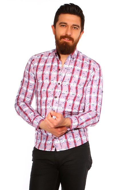 Men's Pink Shirt 14182-5