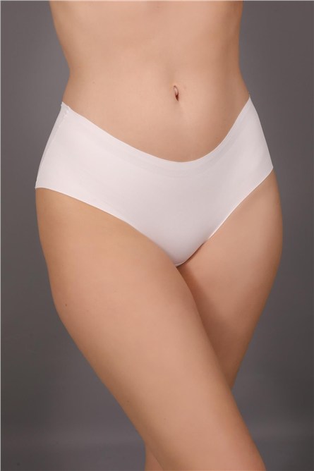 Plus Size Non-Slip High-Waisted Laser Cut Panties C19202  #451268