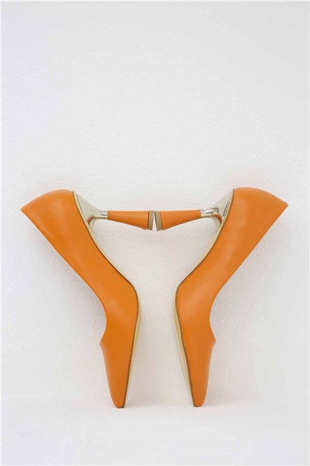 Women's elegant shoes - Orange #321224