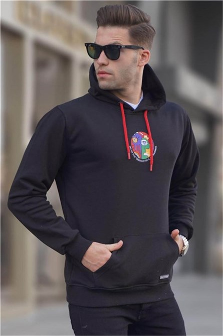 Men's Hoodie 6040 - Black #361942