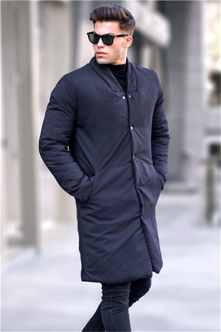 Men's Long Jacket 5710 - Black #334289