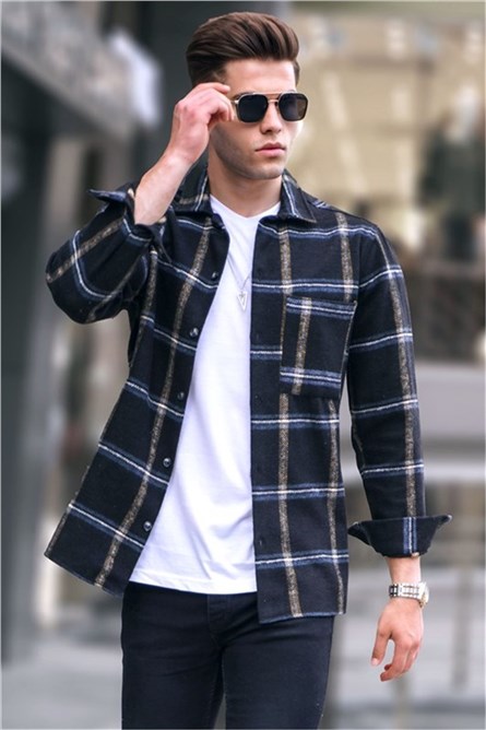 Мъжка Regular Fit риза 5556 - Черна #357867