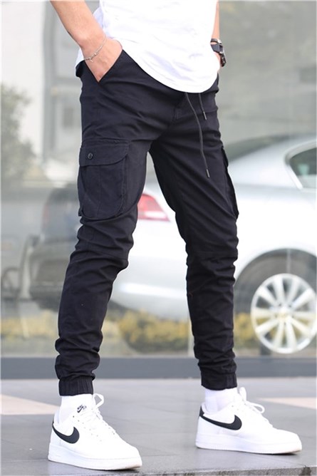 Men's Slim Fit Pants 5740 - Black #334357