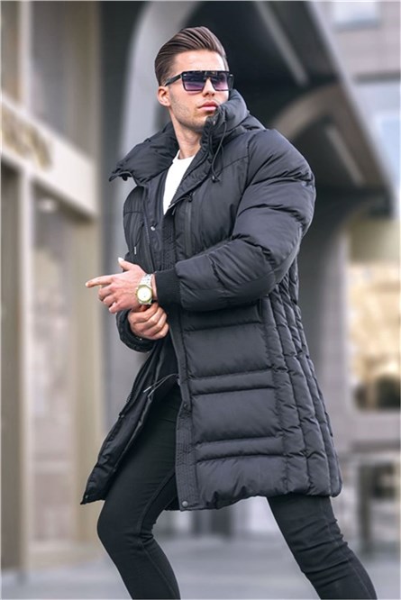 Men's Long Jacket 6307 - Black #362270