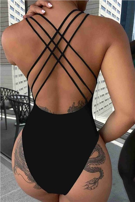 One Piece Swimsuit - Black #385943