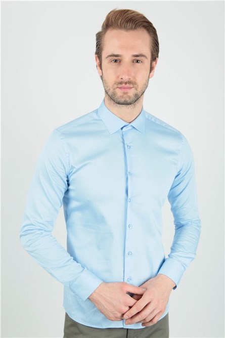 Centone Men's Shirt - Blue #268640