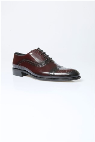 Men's leather shoes - Brown 307390