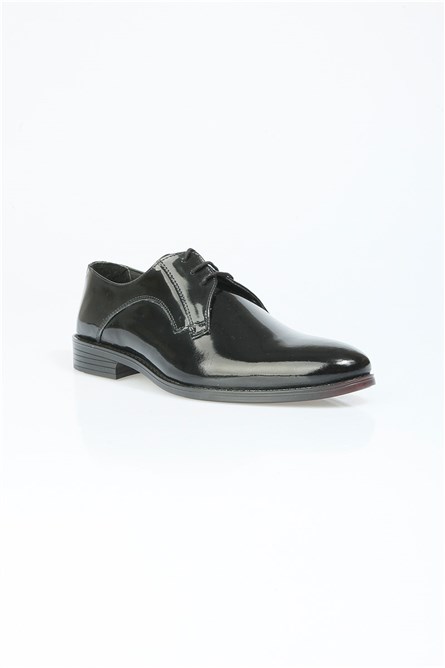 Men's Patent Leather Formal Shoes - Black #362226