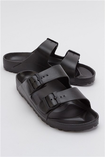 Women's Casual Slippers - Black #385435