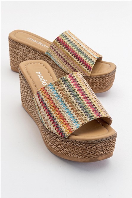 Women's Full Sole Slippers - Beige #382794