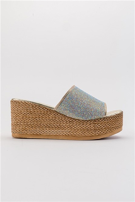 Women's Full Sole Slippers - Gold #381890