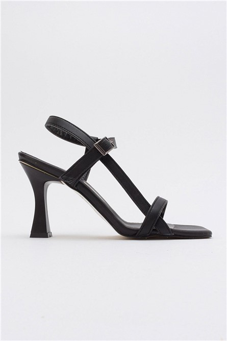 Women's Heeled Sandals - Black #382896