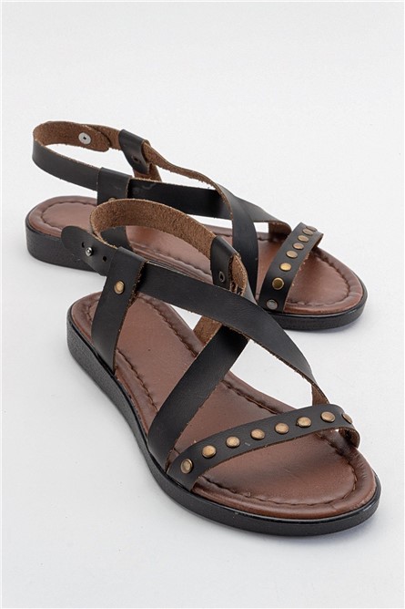 Women's Casual Sandals - Black #382765