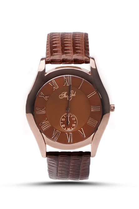 Мъжки Часовник The End 126 Кафяв 