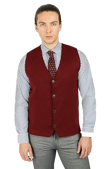 Men's vest - Bordeaux #271739