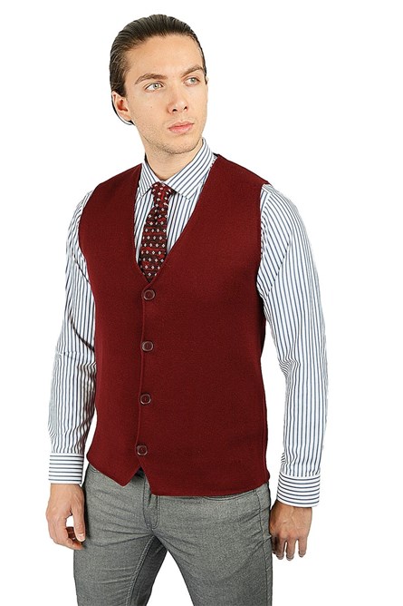 Men's vest - Bordeaux #271739