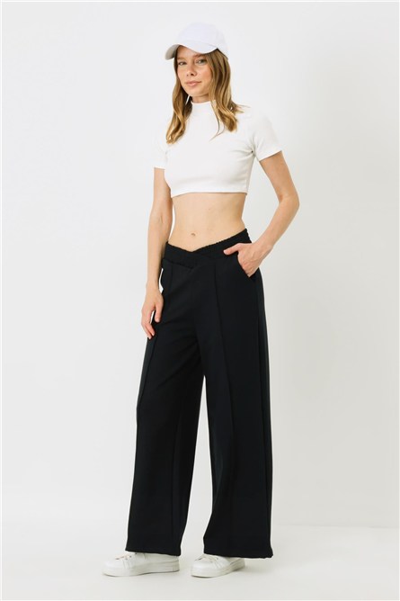 Women's Baggy Wide-Leg High Waist Sweatpants 747  #451575