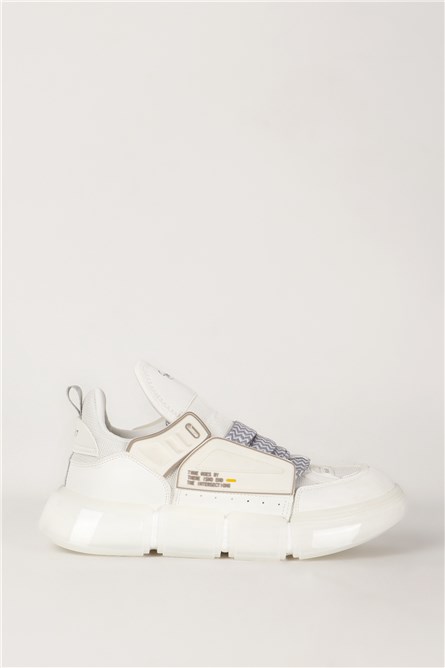 Men's Sports Shoes 17256 - White #388873