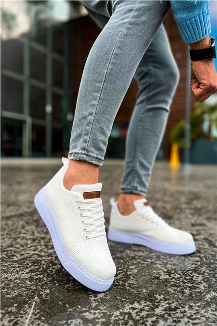 Men's Lace Up Shoes CH413 TBT - White #385153
