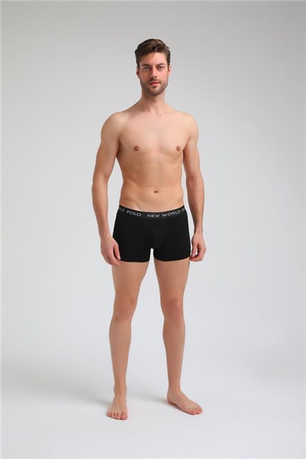 Men's Slim Fit Boxers 23SSM1001 - Black #385734