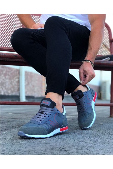 Men's sports shoes WG014 - Gray # 317014