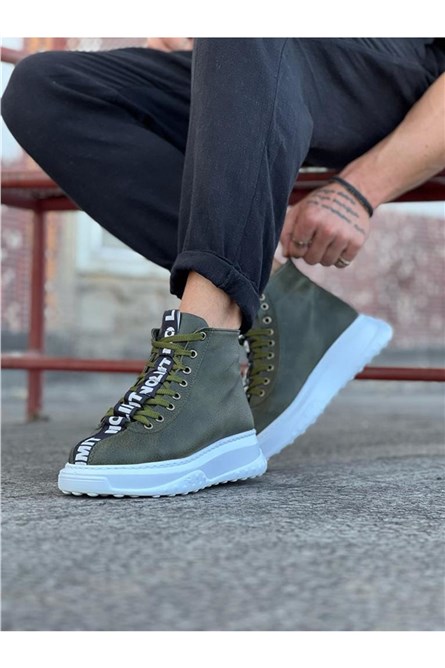 Men's Short Boots WG03 - Khaki #363090