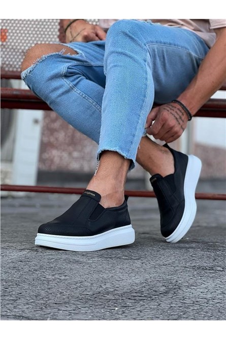 Men's Casual Shoes WG049 - Black #358835