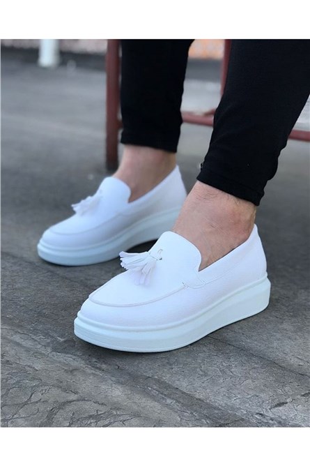 Мъжки ежедневни обувки WG154 - Бели #317010