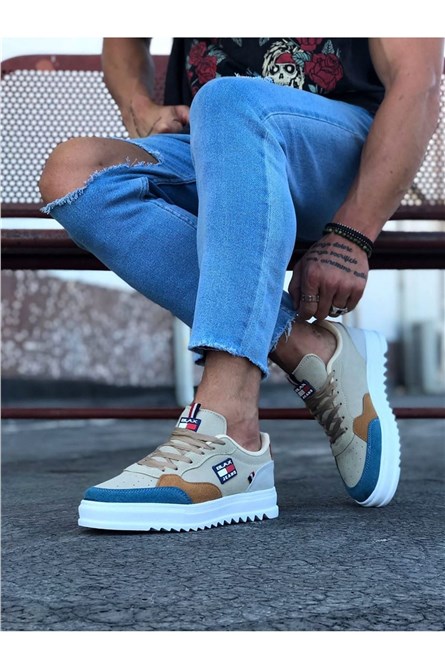 Men's Casual Shoes WG206 - Beige #358119