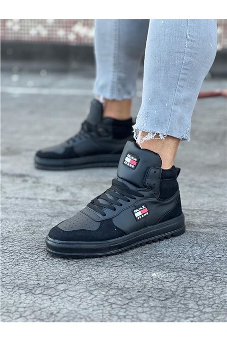 Мъжки спортни боти WG220 - Черни #363087