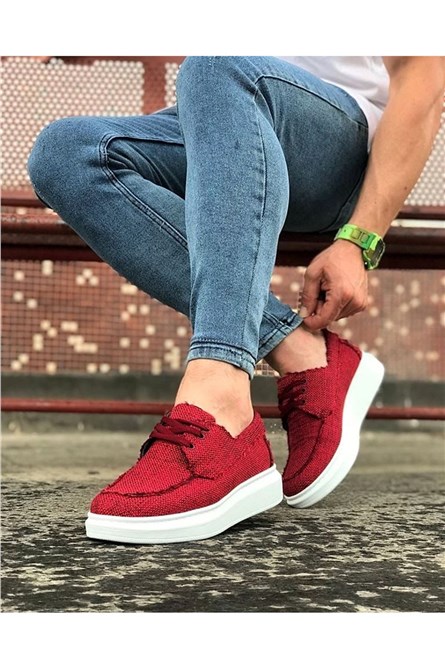 Men's casual shoes WG503 - Bordeaux # 316998