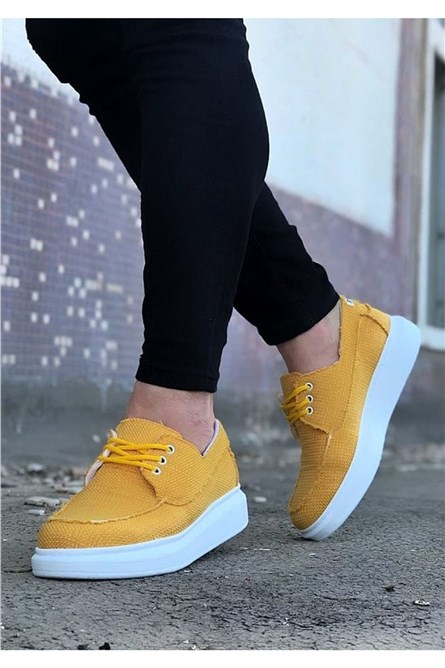Men's Trainers - Yellow, White #317000