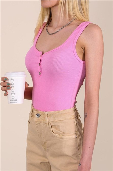 Дамски топ - Розов #328816