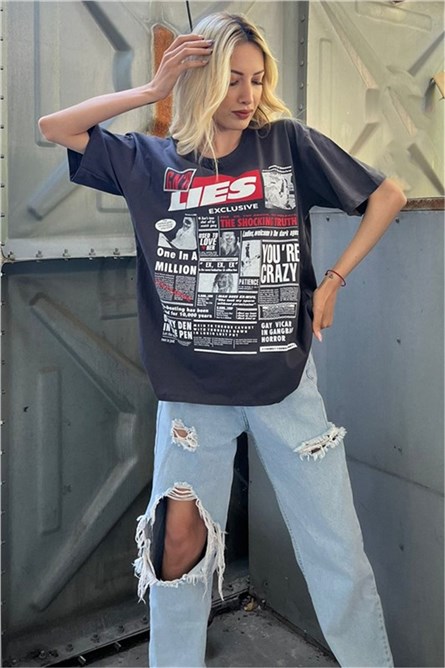Women's T-shirt MG1506 - Anthracite #331824