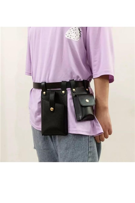 Women's belt bag - Black #005