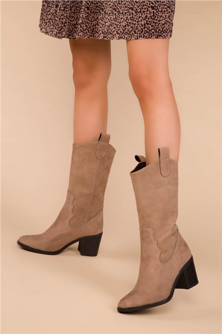 Women's Boots - Beige #271899