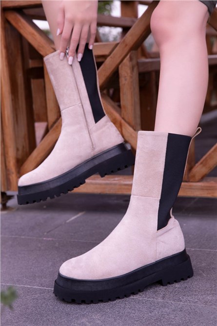 Women's Boots - Beige #271969