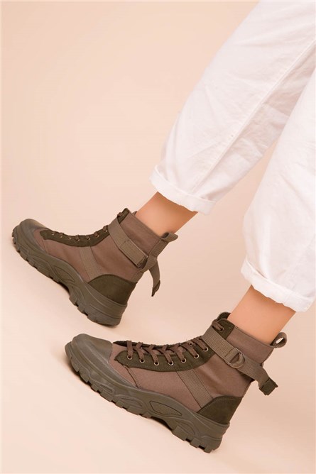 Дамски боти - Каки 988075 #271930