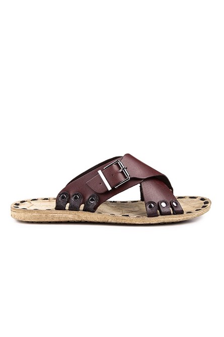 GPC Men's Leather Sandals - Brown #81054469