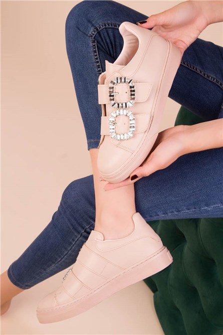 Women's Trainers - Salmon Pink #271948