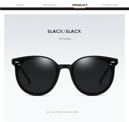 GPC POLO POLARIZED Sunglasses - Black #TR335