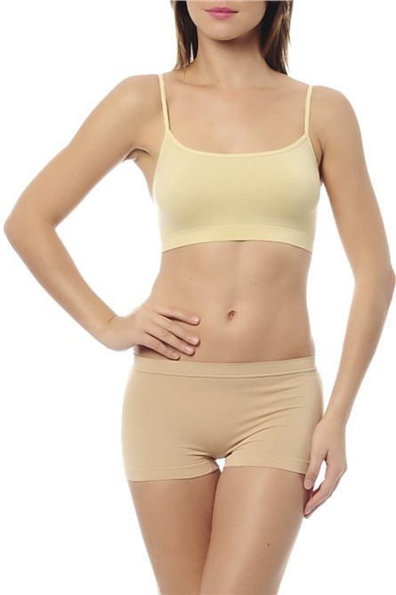 Спортен Сутиен NBB-2415 - Бежов цвят