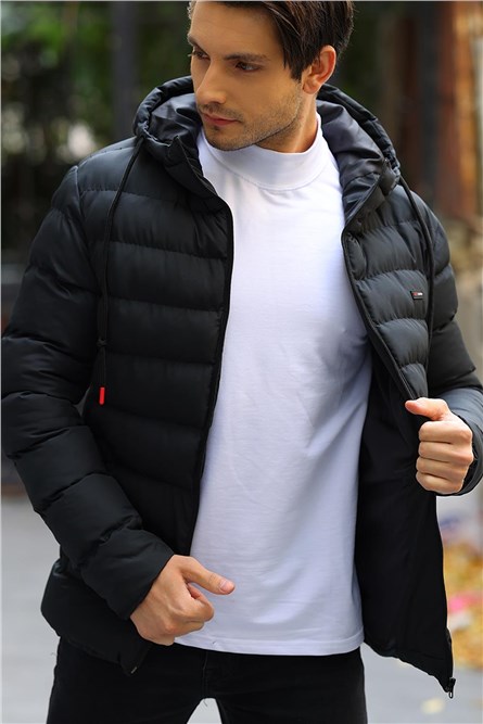 Men's Waterproof and Windproof Jacket QDM-190 - Black #409705